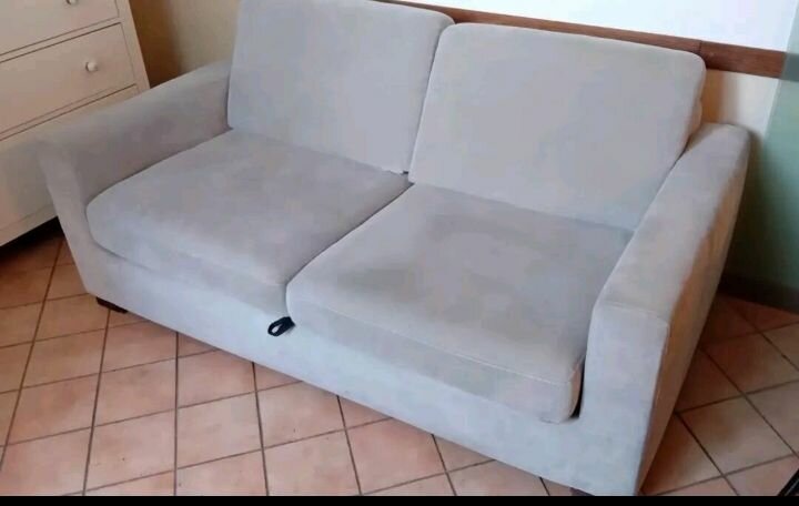 Canapé convertible gris