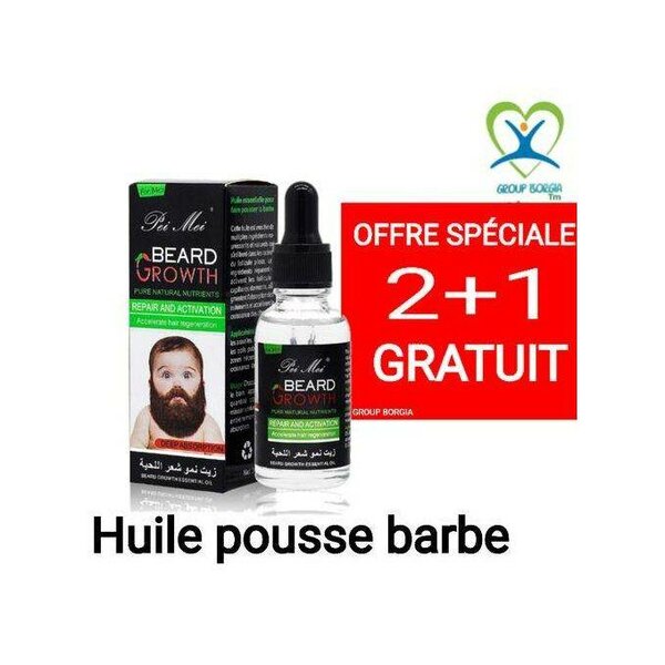 Huile à Barbe Croissance Rapide