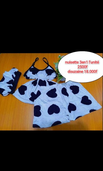 Pyjama 3-en-1 pour Femmes