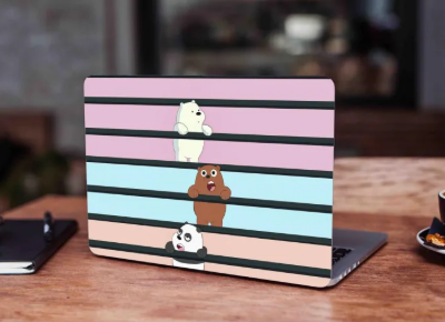 Bare Bear Laptop Skin Vinyl Stickers Decal,12 13 14 15 15.6 inches Notebook Laptop Skin Sticker for all Laptops (RF SKIN)