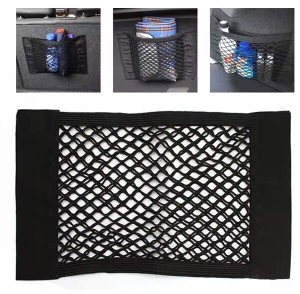 Filet de rangement flexible voiture