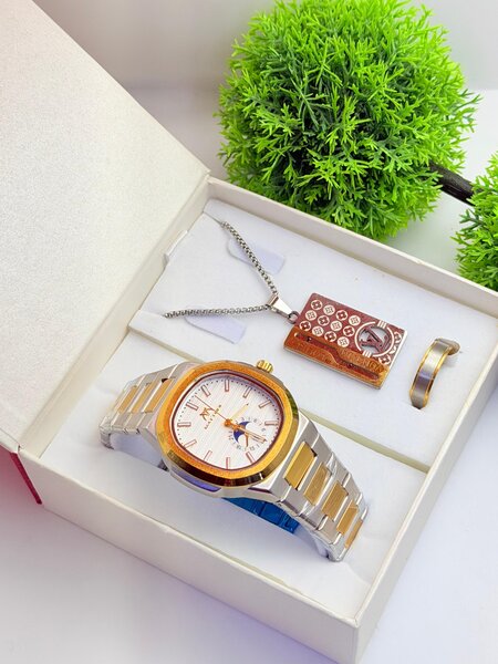 Montre homme Luxe avec bracelet et accessoires