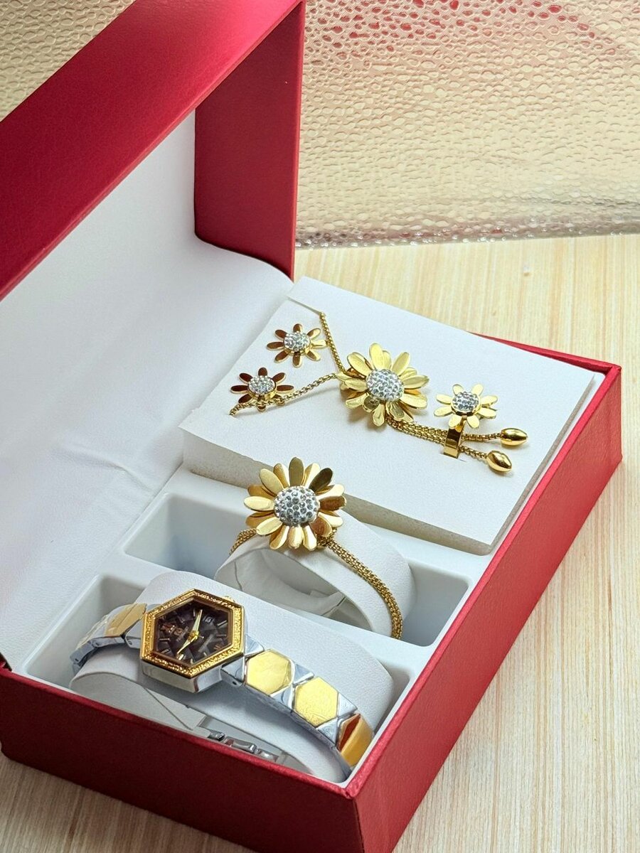 Coffret Montre et Bijoux Élegant