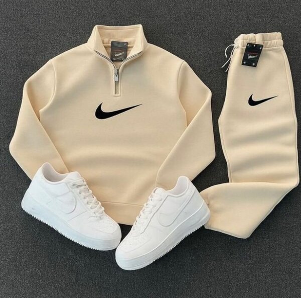 Ensemble survêtement Nike homme beige