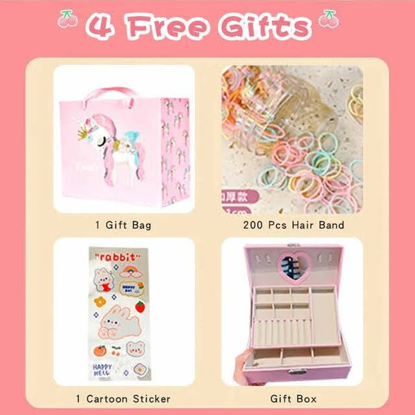 Box accessoires de cheveux