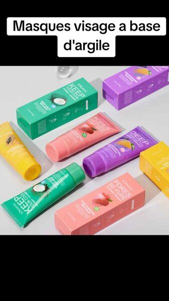 Masques à base d'argile