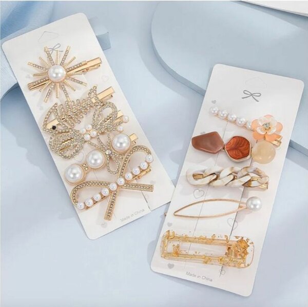 10 pinces decoratives épingle à chevaux