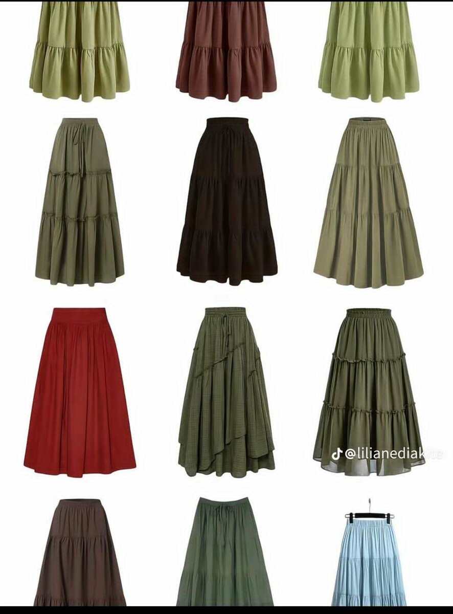 Jupe Longue Bohème Évasée