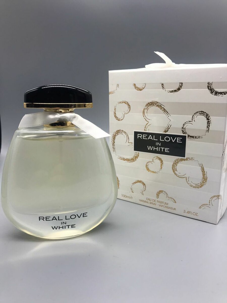 Parfum Real Love en Blanc