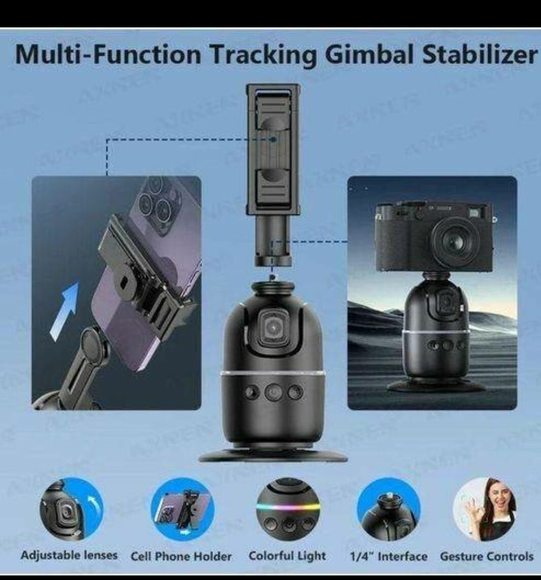 Stabilisateur Gimbal Suivi Visage