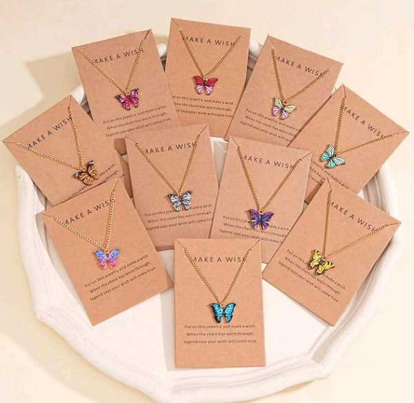 Collier en  Papillon