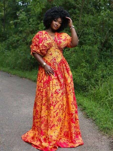 Robe Longue Bohème Éclatante