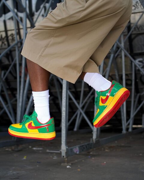 Chaussures baskets colorées