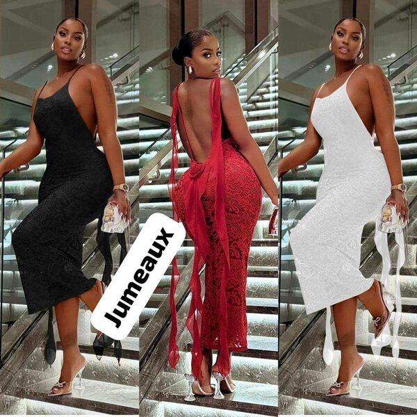 Robe Dos Nu Élégante Jumeaux