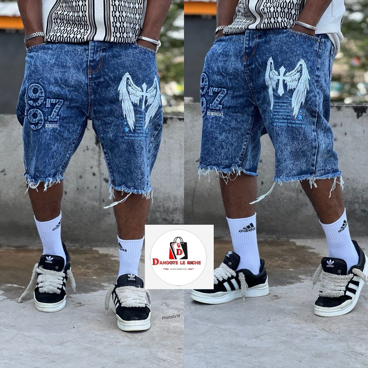Shorts en jean décontracté