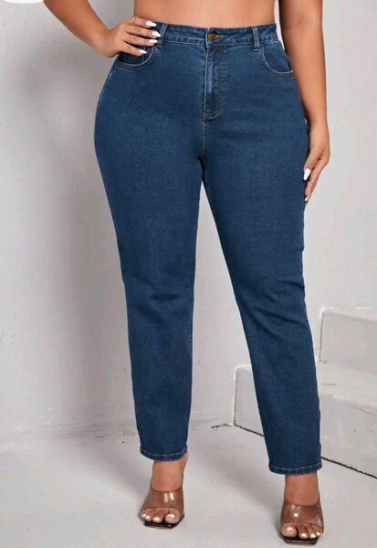 Jean femme taille haute