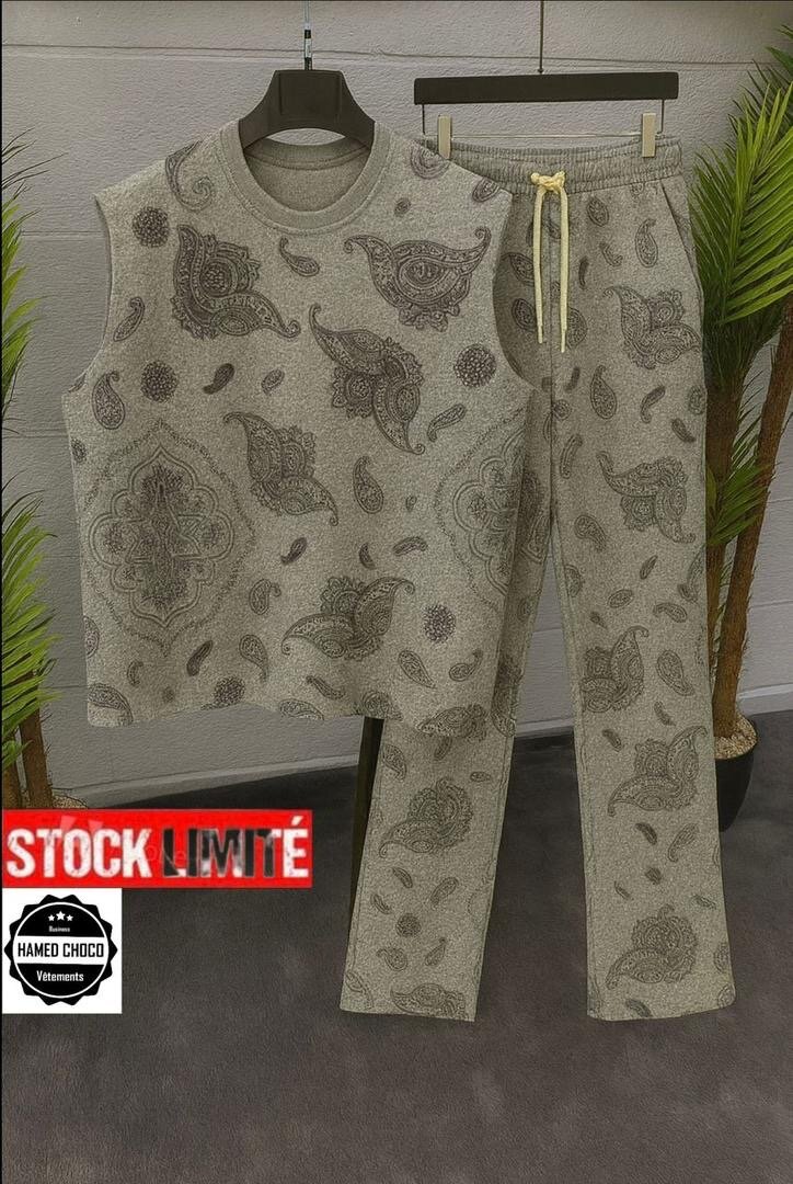 Ensemble décontracté à motifs