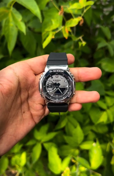 G-Shock серебристые часы