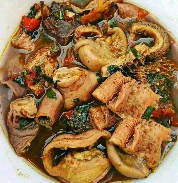 Délicieuse soupe tripes épicée