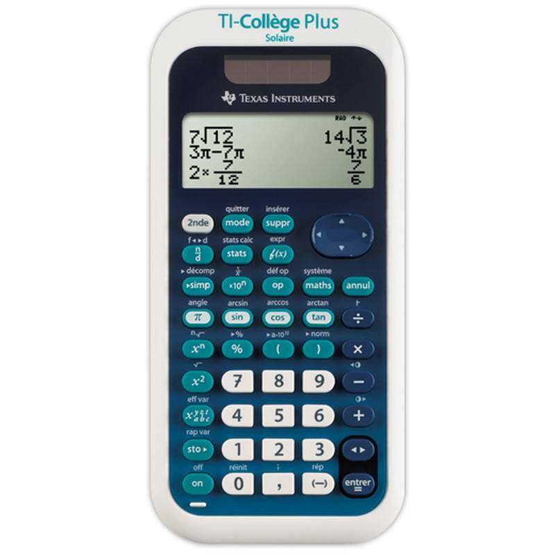 Calculatrice TI-College Plus Solaire