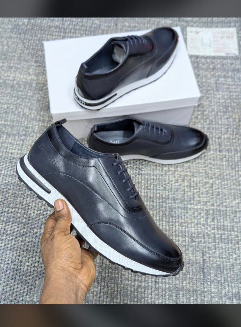 Chaussures homme cuir noir Benuti