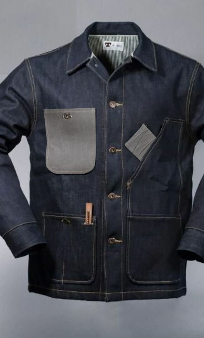 Veste en denim avec poches