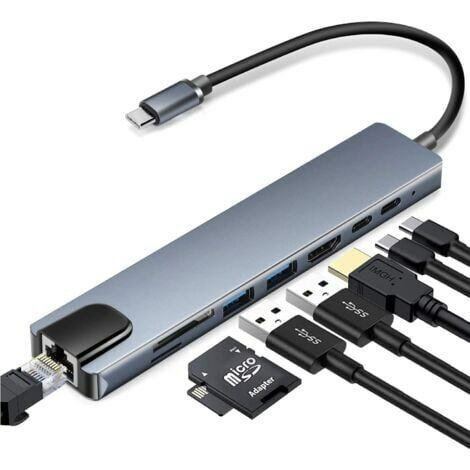 Adaptateur USB-C 8 en 1 4K