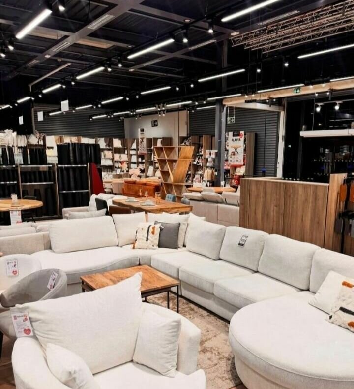 Canapé moderne en tissu pour salon