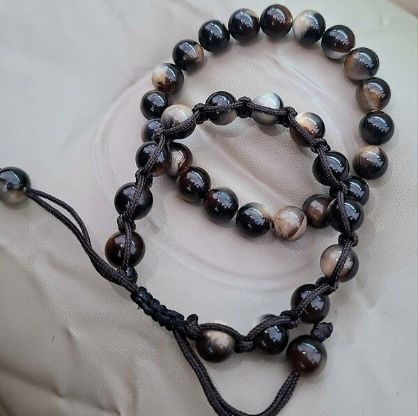 Bracelet en perles naturelles