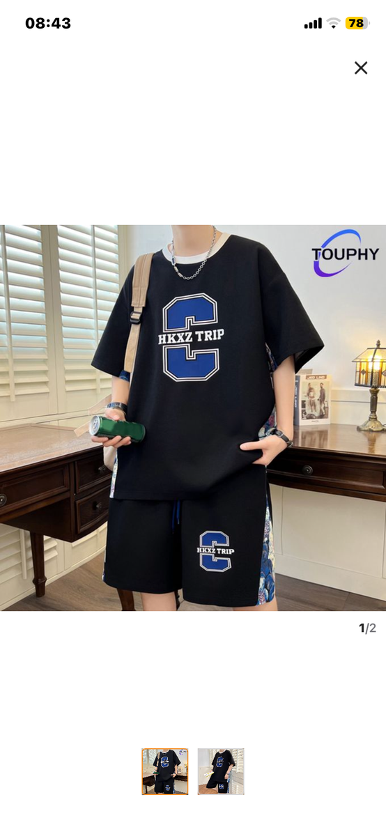 Ensemble Sport Homme Noir