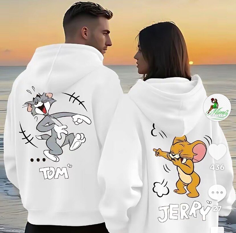 Sweat-shirt couple personnalisé