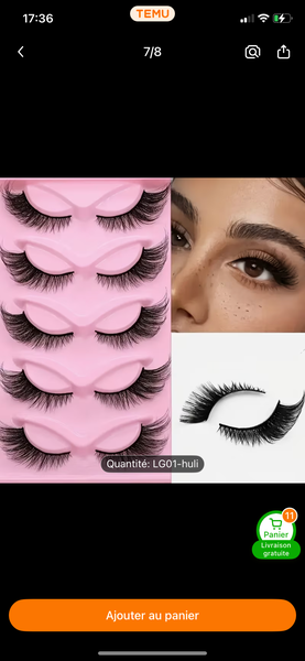 Faux cils effe biche