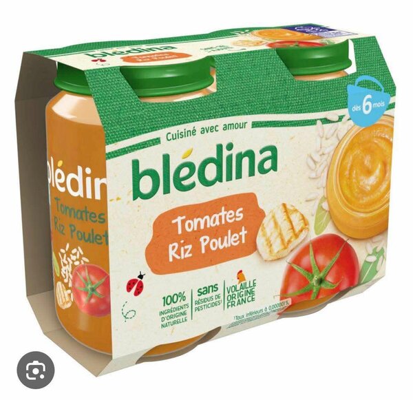 Blédina Tomates Riz Poulet