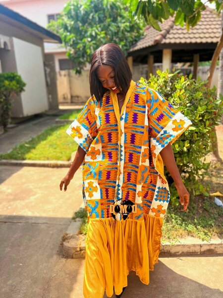 Kente + Silk bubu
