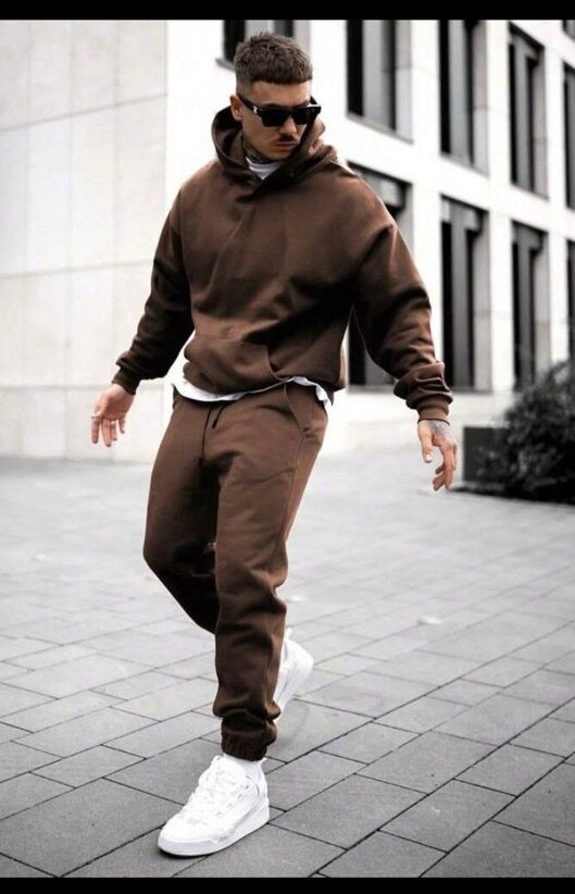 Ensemble de Survêtement Marron Unisexe