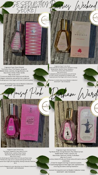 50ml Arabic perfumes.