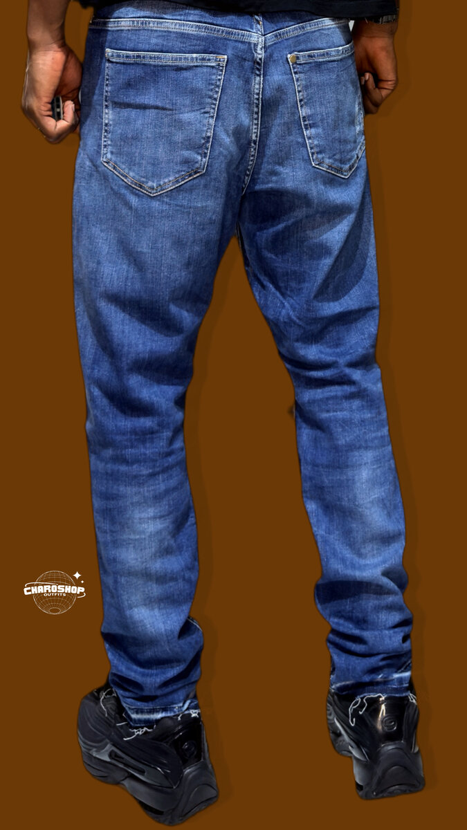 Jean décontracté déchiré homme