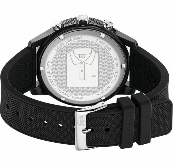 Montre noire sportive homme