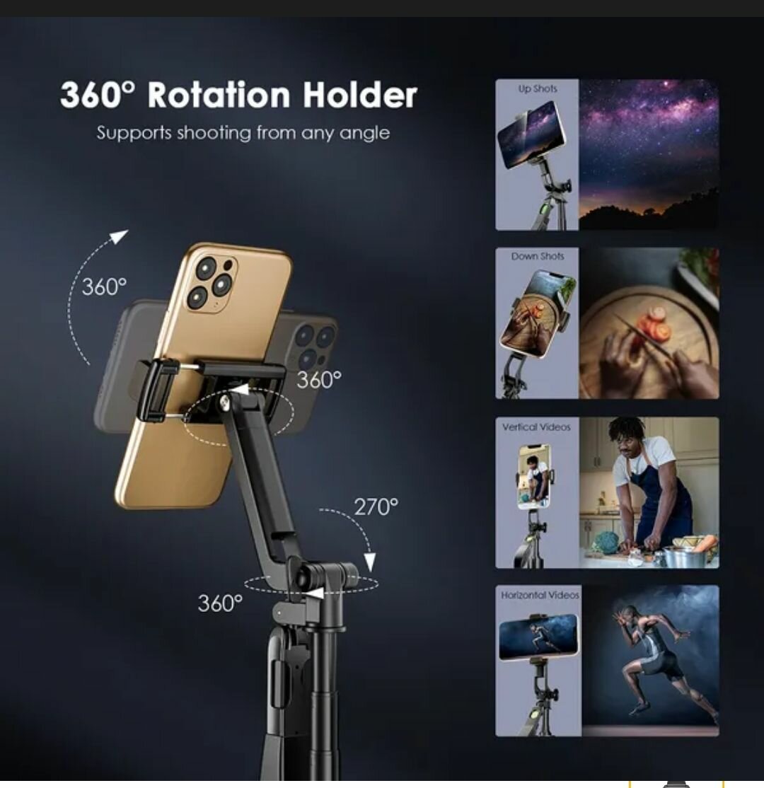 Trépied Aluminium Rotatif 360°