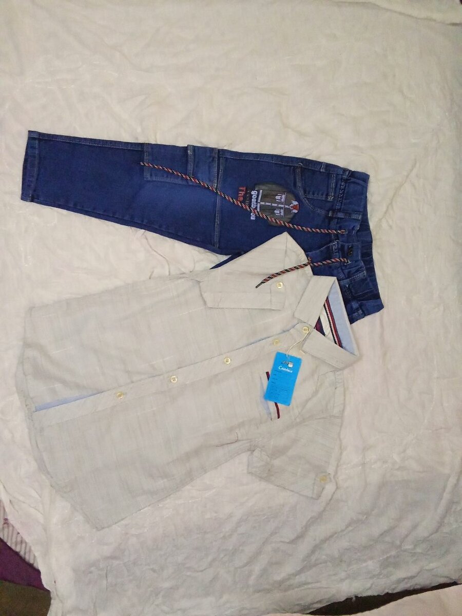 Ensemble chemise et jean enfant