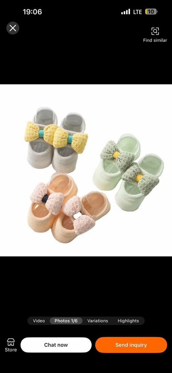 Chaussons Bébé avec Nœud Papillon