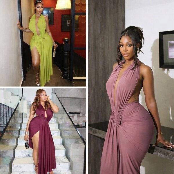 Robes de soirée sexy avec fente