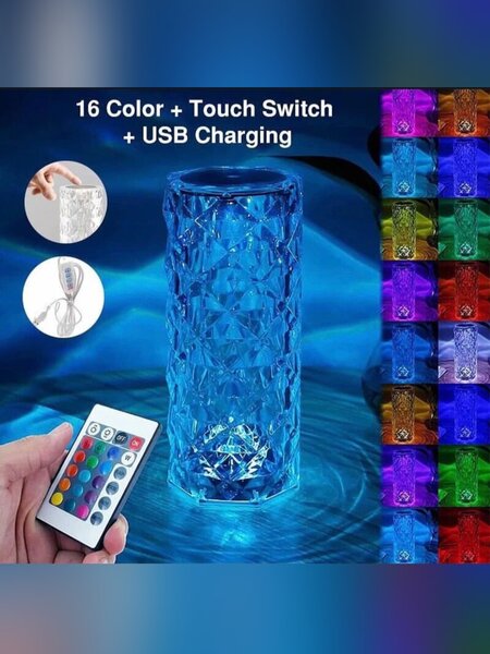 LED Table Lamb - RGWB Colors