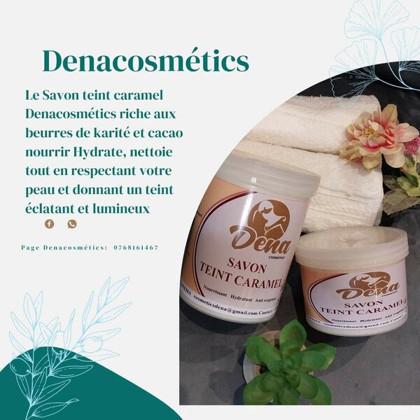 Le savon teint caramel