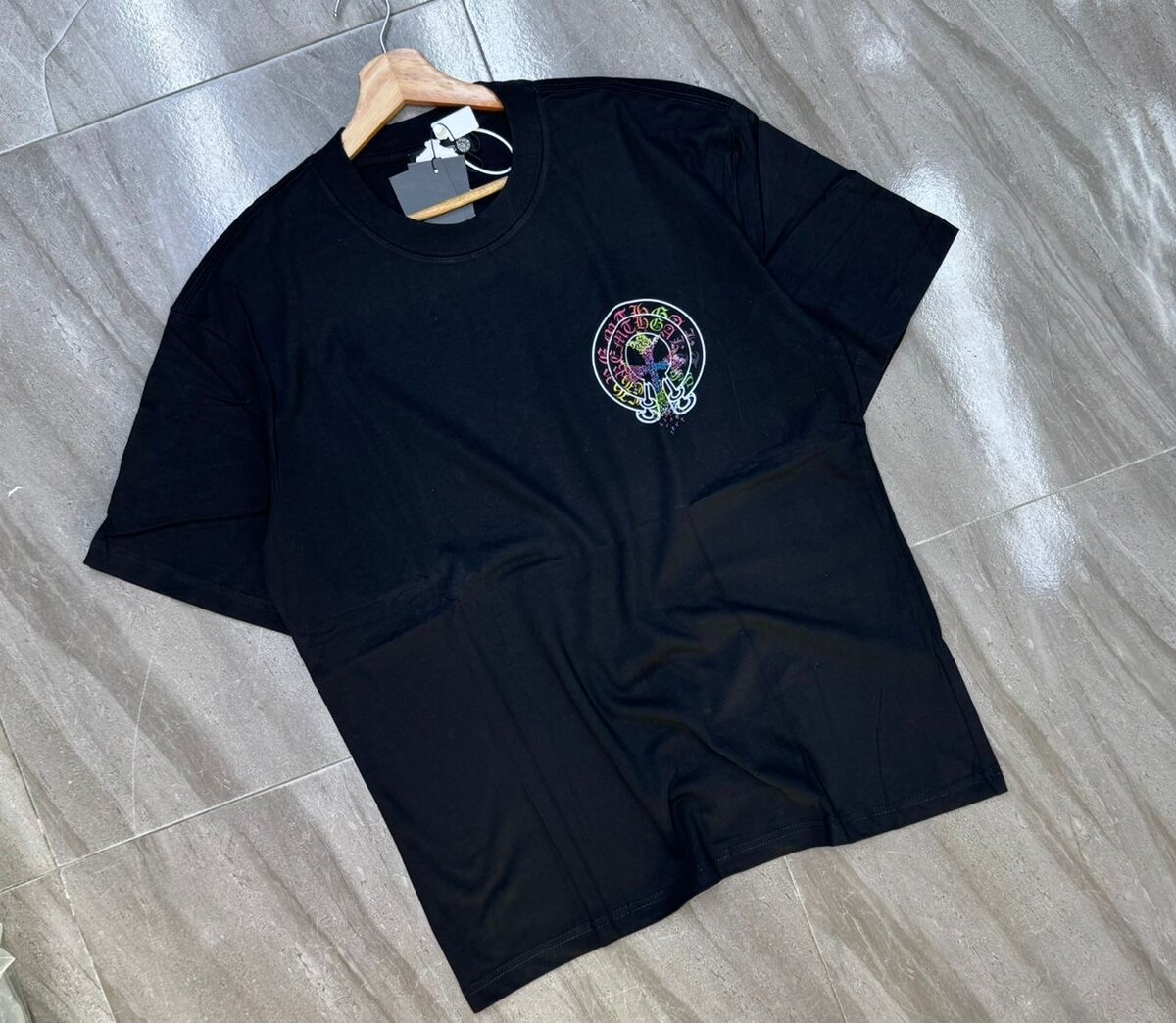 T-shirt noir homme tendance