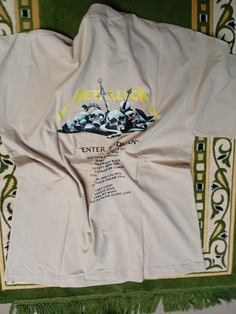 T-shirt Metallica Rock Homme