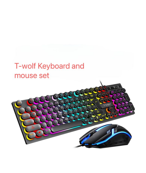Clavier et souris T-Wolf punk - RGB