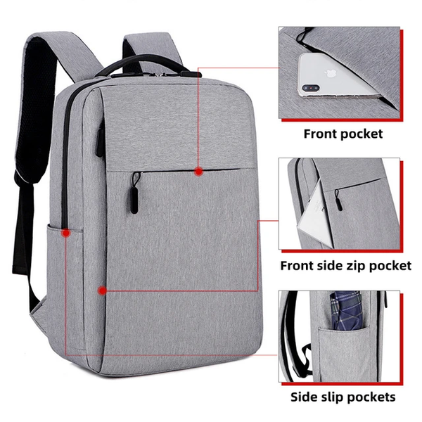 Sac à dos antivol avec USB