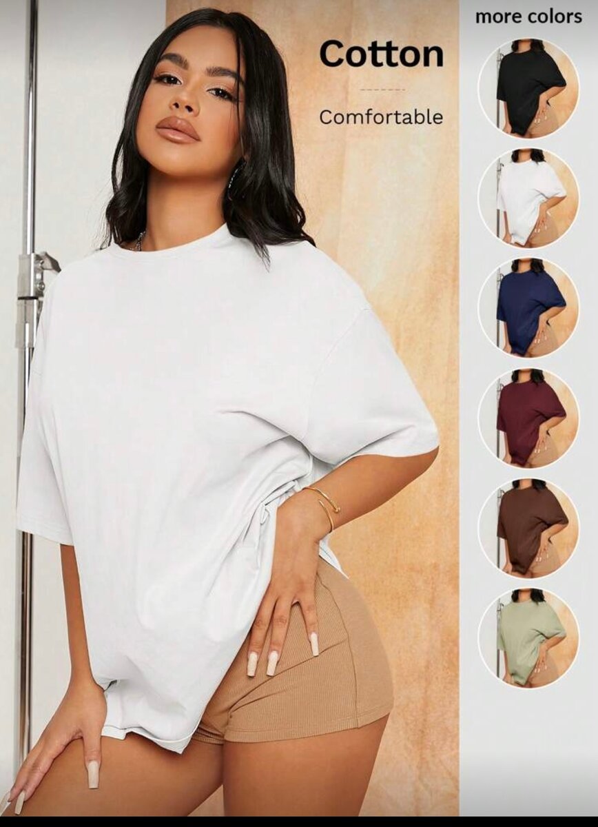 T-shirt en coton confortable