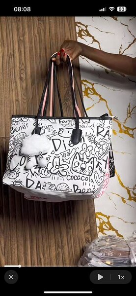Sac tendance avec motifs artistiques